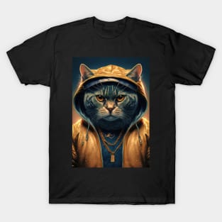 rap style cat T-Shirt